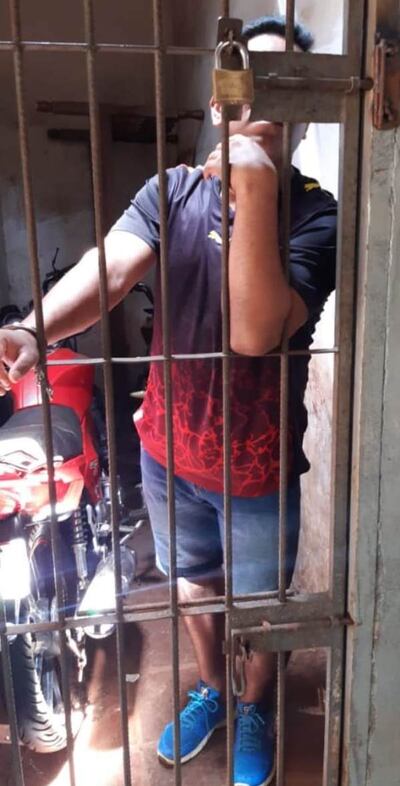 Víctor Raúl Genes Rotela fue detenido en Ciudad del Este con mercadería denunciada como robada de una despensa.
