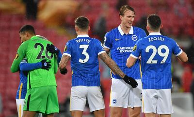 Brighton consiguió una gran victoria ante Liverpool