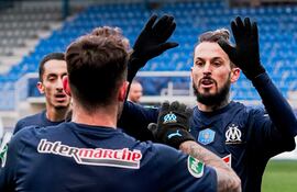 Benedetto (d) fue autor de los dos tantos.