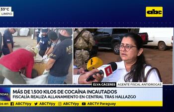 Más de 1.500 kilos de cocaína incautados