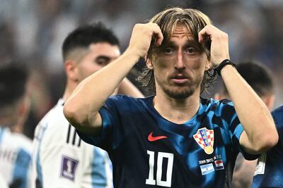 Luka Modric fue crítico con el árbitro del Croacia - Argentina