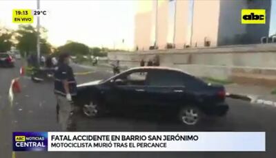 Accidente fatal en barrio San Jerónimo