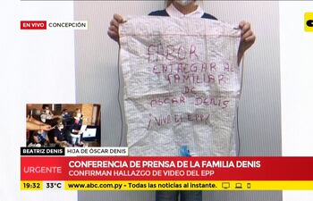 Familiares de Óscar Denis afirman primer contacto con secuestradores