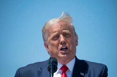 Donald Trump, presidente de los Estados Unidos.