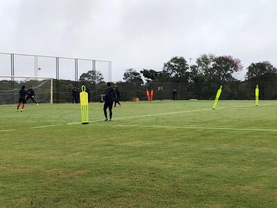 Cerro Porteño entrena en el Parque Azulgrana en la ciudad de Ypané.