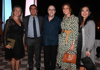 Luciana Braconi, Serhat Aksen , embajador de Turquia; Nicolás Darío Latourrette Bo, Melva Han y Silvia Morimoto.