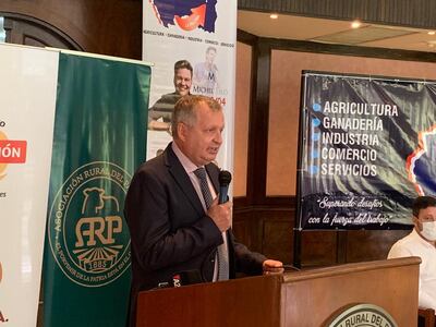 Ing. Agr. Santiago Bertoni, ministro de Agricultura y Ganadería.