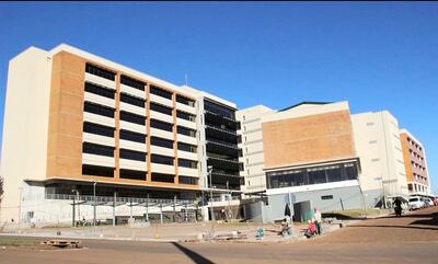 Fachada de la nueva sede judicial en Ciudad del Este que será inaugurada el 16 de octubre.