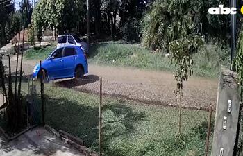 Persecución y choque en Capiatá.