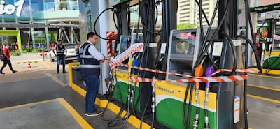 El local de juegos de azar Candilejas suspendido por la Municipalidad de Asunción.