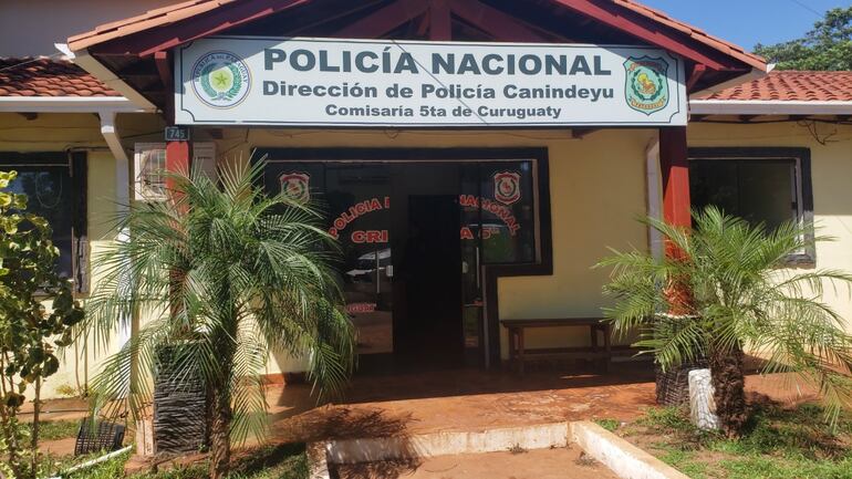 Local de la comisaría 5ª de Curuguaty