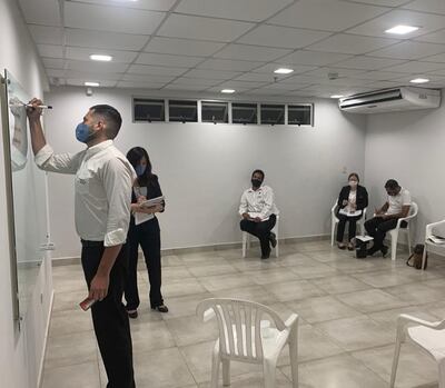 Funcionarios de la SND tomaron parte del taller de PEI. SND