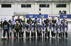 Plantel de Santa María que compite en la Liga Premiun de Fútsal FIFA