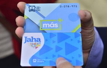 Solo las empresas de Jaha de Epas SA y Más de TDP SA están autorizadas a emitir y recargar las tarjetas del billetaje.