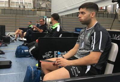 Distanciamiento social en los bancos. La Bundesliga de tenis de mesa regresó bajo protocolo.