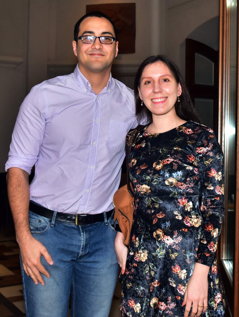 Diego Brítez y Violeta Carrillo.