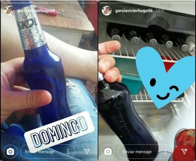 Víctor Hugo García Medina publicó sus privilegios en su estado y redes sociales.