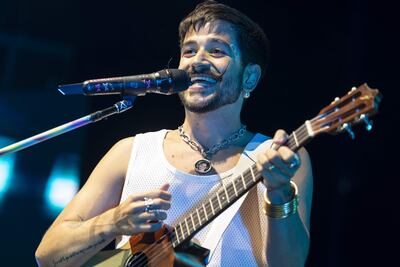 El cantante colombiano Camilo.