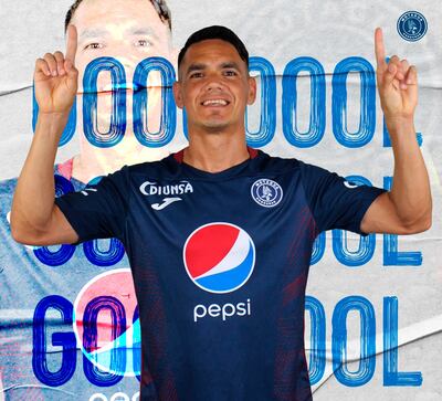 Roberto Moreira, goleador paraguayo del del Motagua.