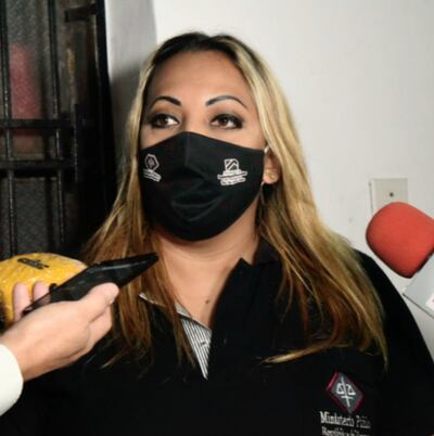 Fiscala Daysi Sánchez.