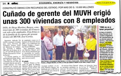 Facsímil de la publicación en la que se plasmó la promesa de Dany Durand de nunca dar proyectos a Fundación Atlántica.