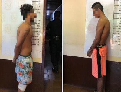 Los dos sospechosos quedaron detenidos por orden del fiscal Carlos Almada.