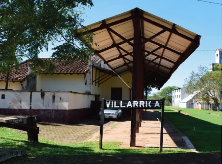 Antigua exestación de trenes de Villarrica, actualmente convertida en un atractivo turístico y patrimonio cultural.