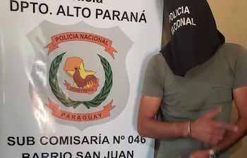 Emiliano Elvio Marecos Pimentel fue detenido este sábado en Ciudad del Este.