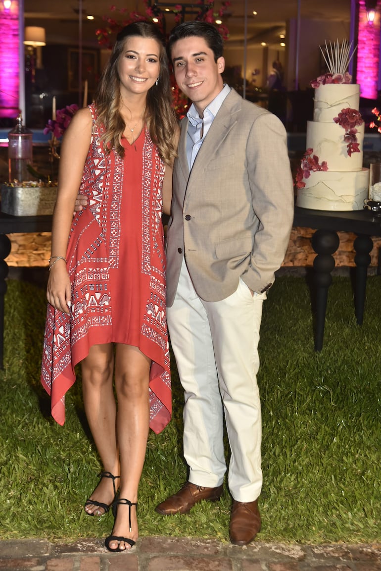 Cecilia Benítez y Alejandro Molas.