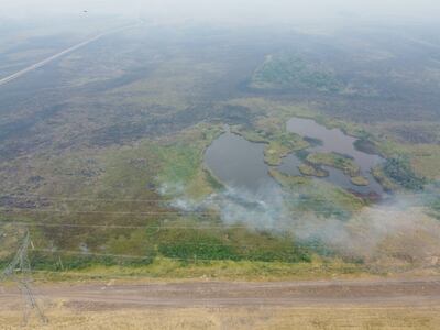Ayolas está en "emergencia ambiental" por los incendios que se registran en esta ciudad.