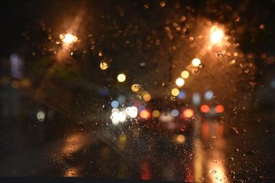 Lluvia en Asunción.