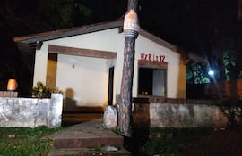 Vivienda en donde fue encontrada la joven de 23 años.