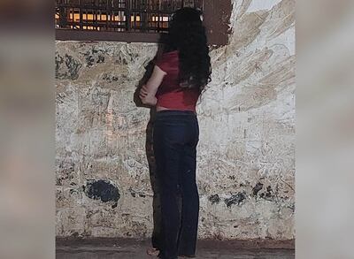 Digno Cebelio Cristaldo Barrios, en el calabozo de la Dirección de Policía de Alto Paraná.