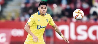 Santiago Arzamendia, futbolista paraguayo del Cádiz.