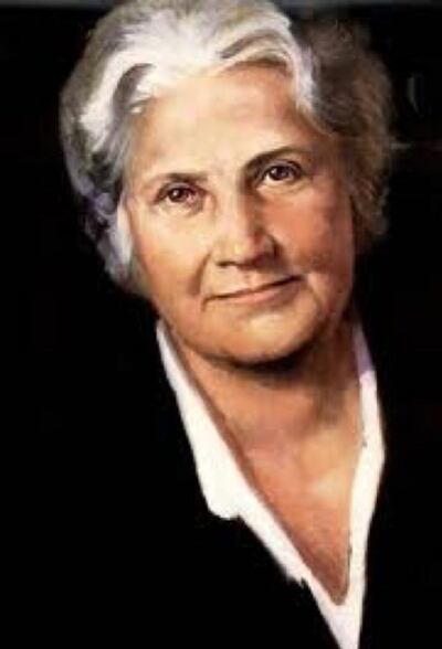 María Montessori, creadora de una revolucionaria enseñanza.