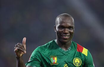 Vincent Aboubakar, goleador de Camerún y máximo artillero de la Copa de África 2022 con 6 anotaciones.