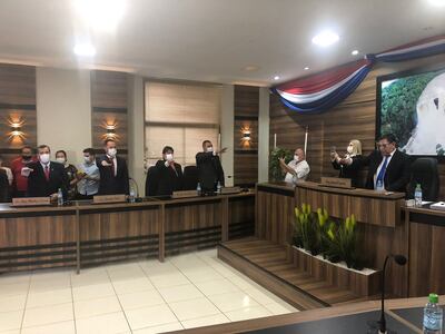 Los concejales de Presidente Franco asumieron este martes sus bancas en la Junta Municipal.