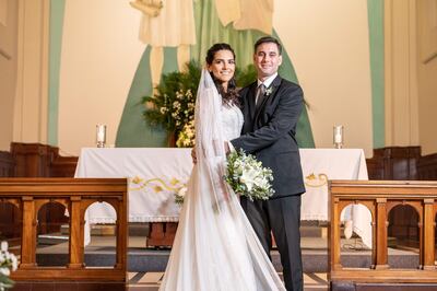 Se casaron Alexia Daher Guggiari y Pablo Velázquez Krisch.