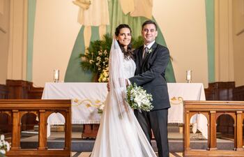 Se casaron Alexia Daher Guggiari y Pablo Velázquez Krisch.