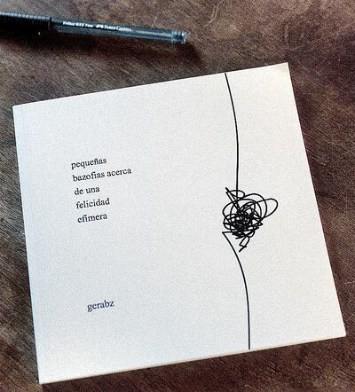 Portada del primer poemario del joven Gerardo Báez.