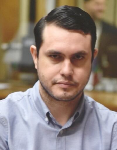 Hernán David Rivas, diputado colorado cartista, nombrado como representante de la Cámara Baja ante el JEM.