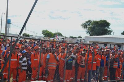 Los obreros del Consorcio Vial Bioceánico levantaron el paro.