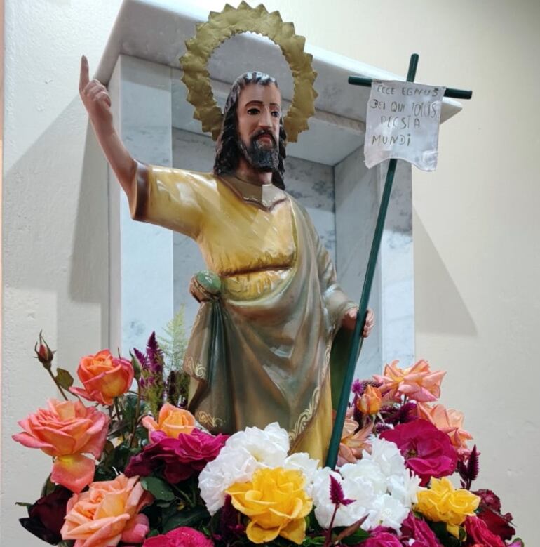 Sagrada imagen de San Juan Bautista.