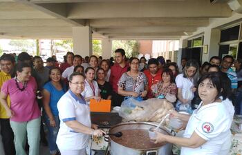 El jopará no solo trajo augurios de abundancia, sino también el retorno de las atenciones normales en el Hospital de Clínicas.