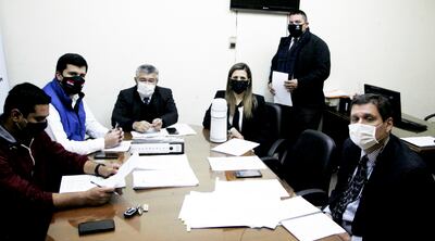 El diputado Jorge Ávalos Mariño (PLRA) lideró la reunión de la Comisión de Legislación.