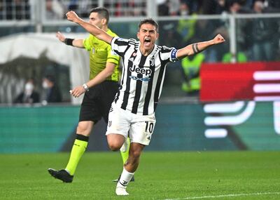 Paulo Dybala, delantero argentino de Juventus.