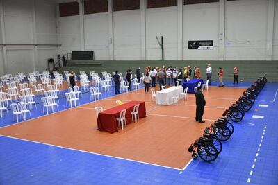 Habilitaron este sábado el centro vacunatorio masivo en la sede de la SND.
