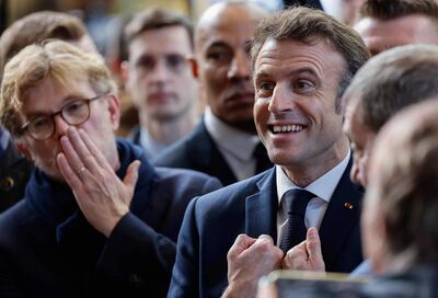 Emmanuel Macron,, presidente de Francia.