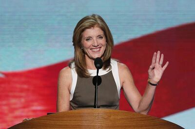 Caroline Kennedy durante una convención en el Time Warner Cable Arena (Archivo).