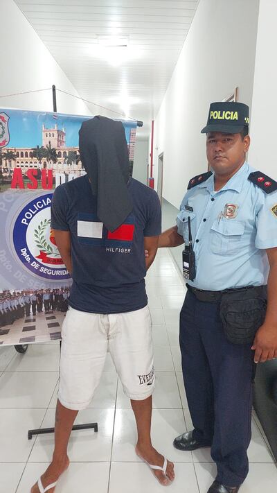 Francisco Javier González Oviedo, alias "Hijitus", de 25 años, detenido.